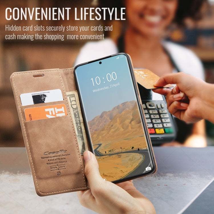 For Redmi Note 14 Pro 5G CaseMe 013 Multifunctional Horizontal Flip Leather Phone Case(Brown) by CaseMe