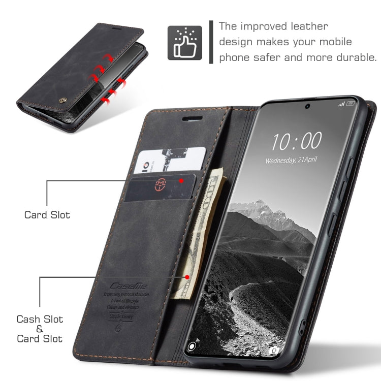 For Redmi Note 14 Pro 5G CaseMe 013 Multifunctional Horizontal Flip Leather Phone Case(Black) by CaseMe