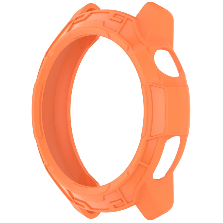 For COROS Pace Pro Armor Hollow TPU Half Coverage Watch Protective Case(Orange) by buy2fix