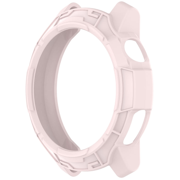 For COROS Pace Pro Armor Hollow TPU Half Coverage Watch Protective Case(Light Pink) by buy2fix