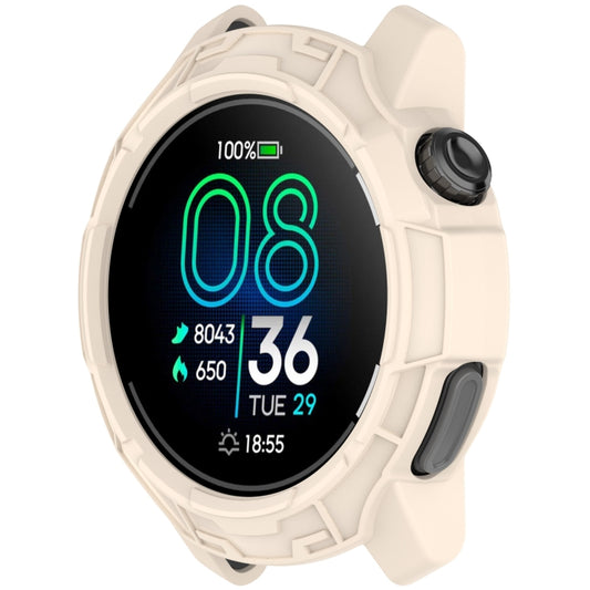 For COROS Pace Pro Armor Hollow TPU Half Coverage Watch Protective Case(Starlight) by buy2fix