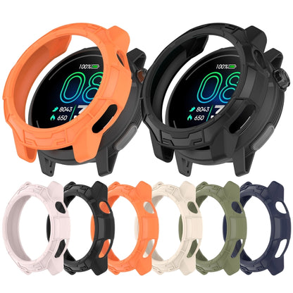 For COROS Pace Pro Armor Hollow TPU Half Coverage Watch Protective Case(Jungle Green) by buy2fix