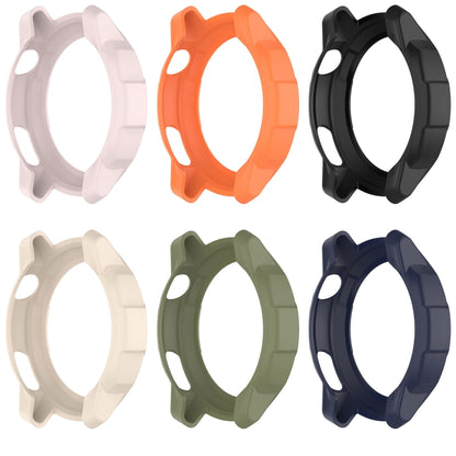 For COROS Pace Pro Armor Hollow TPU Half Coverage Watch Protective Case(Light Pink) by buy2fix