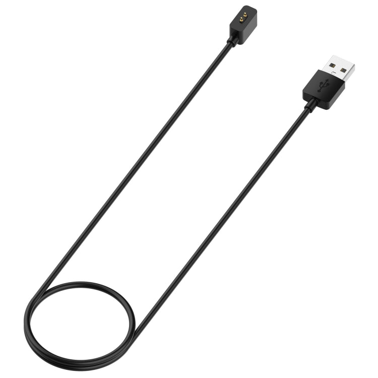 For Xiaomi Smart Band 9 Pro / 9 Active USB Interface Smart Watch Charging Cable, Length: 1m(Black) - Charger by buy2fix | Online Shopping UK | buy2fix