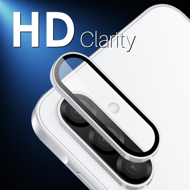 For Samsung Galaxy A56 5G NORTHJO Camera Lens Protector CD Metal Ring Tempered Glass Film(Silver) - Galaxy Tempered Glass by NORTHJO | Online Shopping UK | buy2fix