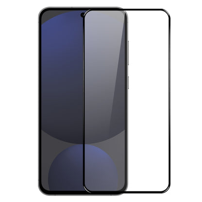 For Samsung Galaxy S25 5G NORTHJO A++ Screen Full Glue Silk Printing Tempered Glass Film, Support Fingerprint Unlock - Galaxy S25 5G Tempered Glass by NORTHJO | Online Shopping UK | buy2fix