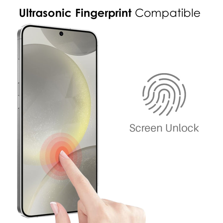 For Samsung Galaxy S24+ 5G NORTHJO A++ Screen Full Glue Silk Printing Tempered Glass Film, Support Fingerprint Unlock - Galaxy S24+ 5G Tempered Glass by NORTHJO | Online Shopping UK | buy2fix