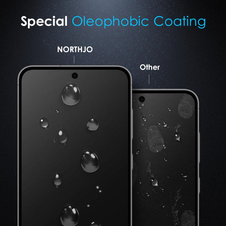 For Samsung Galaxy S25 Edge 5G NORTHJO A++ Screen Full Glue Silk Printing Tempered Glass Film, Support Fingerprint Unlock - Galaxy S25 Edge 5G Tempered Glass by NORTHJO | Online Shopping UK | buy2fix