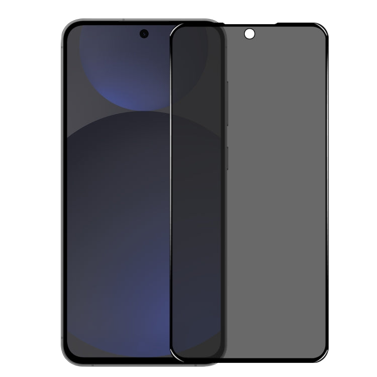 For Samsung Galaxy S25 5G NORTHJO A++ Privacy Screen Protector High Aluminium-Silicon Glass Film, Support Fingerprint Unlock - Galaxy S25 5G Tempered Glass by NORTHJO | Online Shopping UK | buy2fix