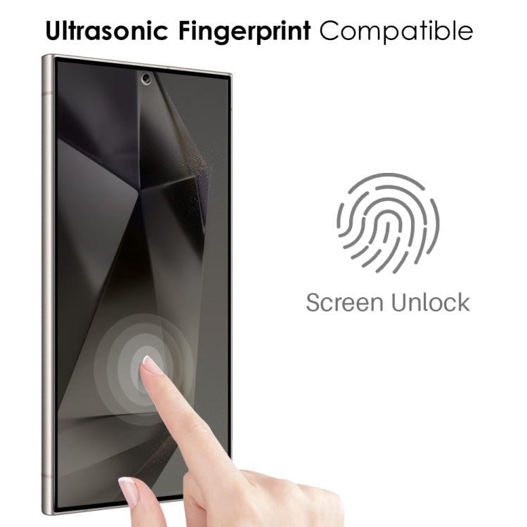 For Samsung Galaxy S24 Ultra 5G NORTHJO A++ Privacy Screen Protector High Aluminium-Silicon Glass Film, Support Fingerprint Unlock - Galaxy S24 Ultra 5G Tempered Glass by NORTHJO | Online Shopping UK | buy2fix