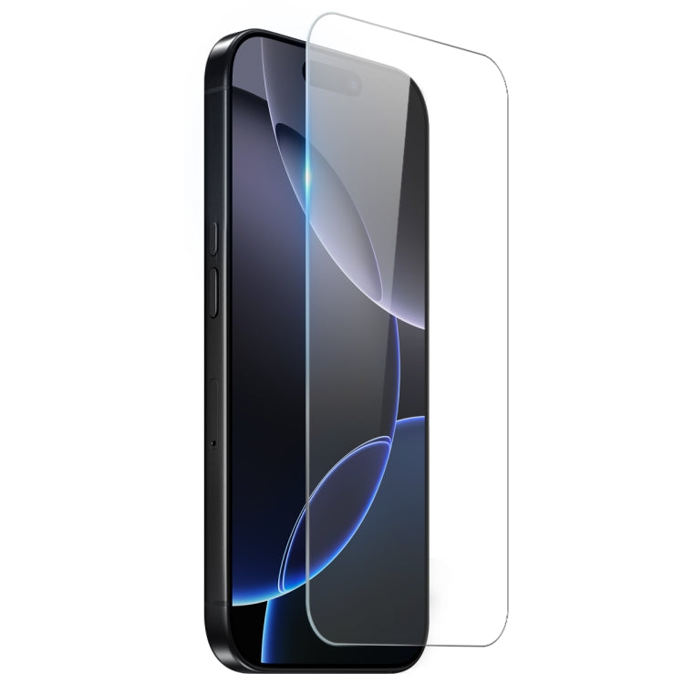 For iPhone 16 Pro NORTHJO 4 in 1 TPU Phone Case with Screen Film and Lens Film and Camera Control Button Cover(Clear) by NORTHJO