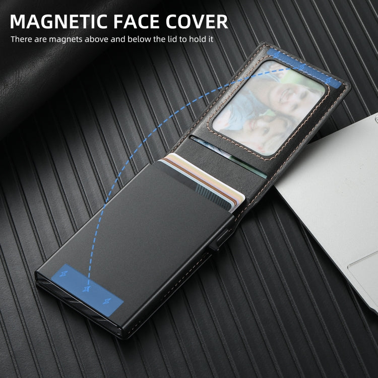 For Google Pixel 9 Pro XL Suteni H19 Oil Wax 2-in-1 MagSafe Removable Card Box Back Phone Case(Black) by Suteni