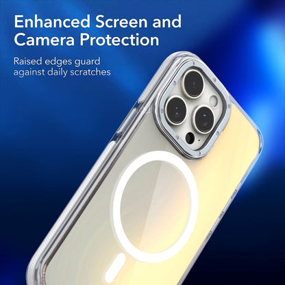 For iPhone 16e Dual-Color Gradient Discolor MagSafe Phone Case(White) - iPhone 16e Cases by buy2fix | Online Shopping UK | buy2fix