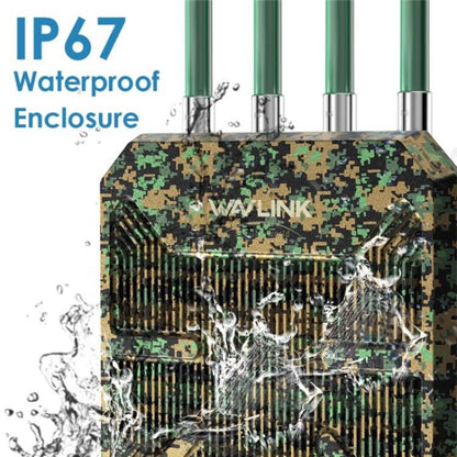 WAVLINK WN573HX3 WiFi 6 Extender Outdoor AX3000 Dual Band  Courtyard RV Wireless Router, Plug:EU Plug - Wireless Routers by WAVLINK | Online Shopping UK | buy2fix