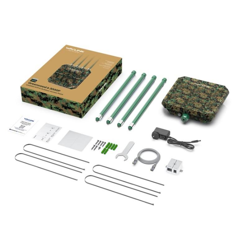 WAVLINK WN573HX3 WiFi 6 Extender Outdoor AX3000 Dual Band  Courtyard RV Wireless Router, Plug:UK Plug - Wireless Routers by WAVLINK | Online Shopping UK | buy2fix