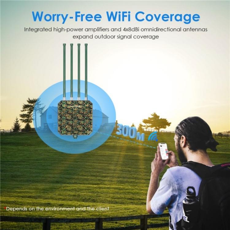WAVLINK WN573HX1 WiFi 6 AX1800 Dual Band Wireless Router Outdoor WiFi Access Point, Plug:AU Plug - Wireless Routers by WAVLINK | Online Shopping UK | buy2fix