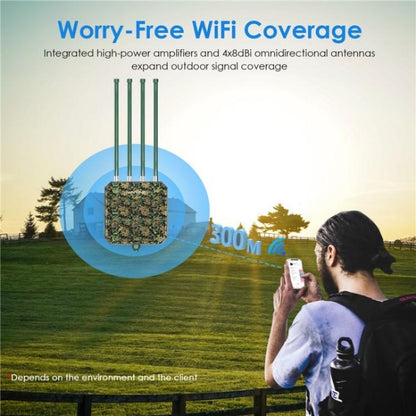 WAVLINK WN573HX1 WiFi 6 AX1800 Dual Band Wireless Router Outdoor WiFi Access Point, Plug:US Plug - Wireless Routers by WAVLINK | Online Shopping UK | buy2fix