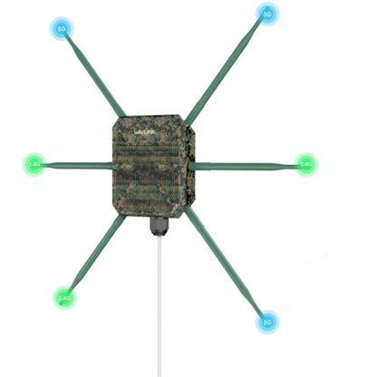 WAVLINK WN588HX3 AX3000 Outdoor WiFi Extender with 6 Antennas Dual Band WiFi Repeater, Plug:US Plug - Wireless Routers by WAVLINK | Online Shopping UK | buy2fix