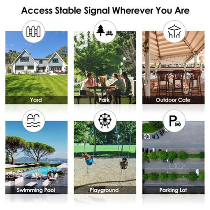 WAVLINK WN570HA2 IP67 Waterproof Outdoor WiFi Extender AC1200 Dual Band Wireless Router, Plug:US Plug - Wireless Routers by WAVLINK | Online Shopping UK | buy2fix