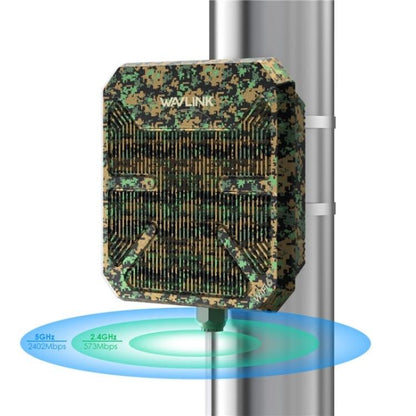 WAVLINK WN573HP3 Built-In 12dBi Directional Antenna Outdoor AX3000 Dual Band Repeater, Plug:AU Plug - Wireless Routers by WAVLINK | Online Shopping UK | buy2fix