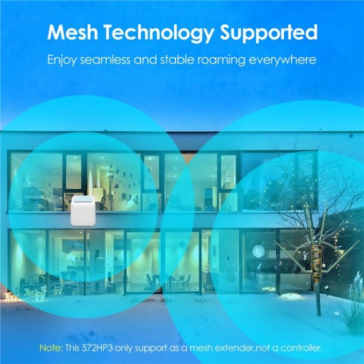 WAVLINK WN572HP3 With Poe High Gain Antennas AC1200 Dual Band WiFi Extender, Plug:EU Plug - Wireless Routers by WAVLINK | Online Shopping UK | buy2fix