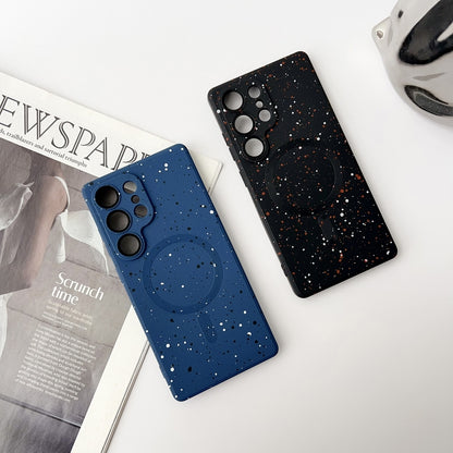 For Samsung Galaxy S25+ 5G Starry Sky TPU Shockproof MagSafe Phone Case(Black) by buy2fix