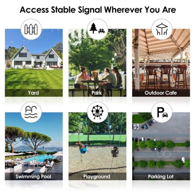 WAVLINK WN570HN2 Poe Weatherproof WiFi Extender 300Mbps High Power Outdoor Router, Plug:UK Plug - Wireless Routers by WAVLINK | Online Shopping UK | buy2fix