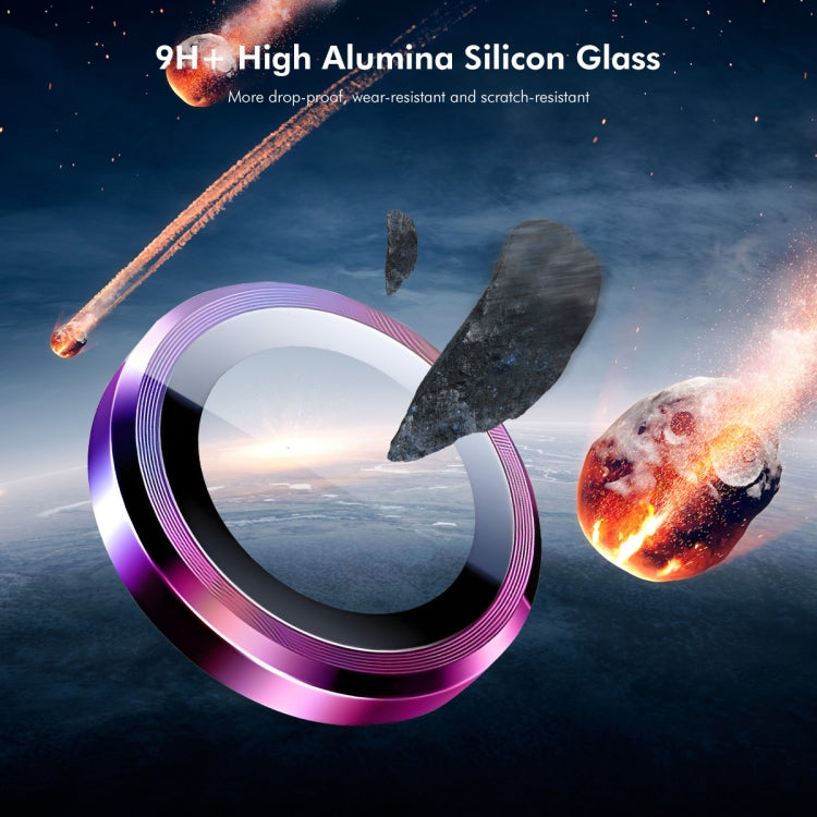 For iPhone 16e ENKAY 9H Rear Lens Aluminium Alloy Tempered Glass Film(Black) - iPhone 16e Tempered Glass by ENKAY | Online Shopping UK | buy2fix