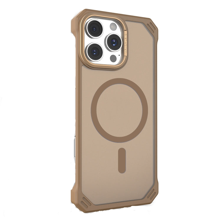 For iPhone 16 Pro Max Starshield Frameless MagSafe PC Phone Case(Desert Gold) - iPhone 16 Pro Max Cases by buy2fix | Online Shopping UK | buy2fix