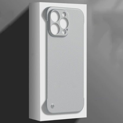 For iPhone 11 Pro Max Frameless Litchi Texture PC Phone Case(Orange) - iPhone 11 Pro Max Cases by buy2fix | Online Shopping UK | buy2fix