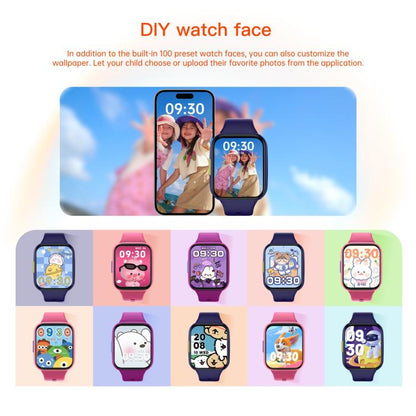 Wish 6 1.69 inch TFT Color Screen IP68 Waterproof Children Companion Smart Watch(Blue) - Smart Watches by buy2fix | Online Shopping UK | buy2fix
