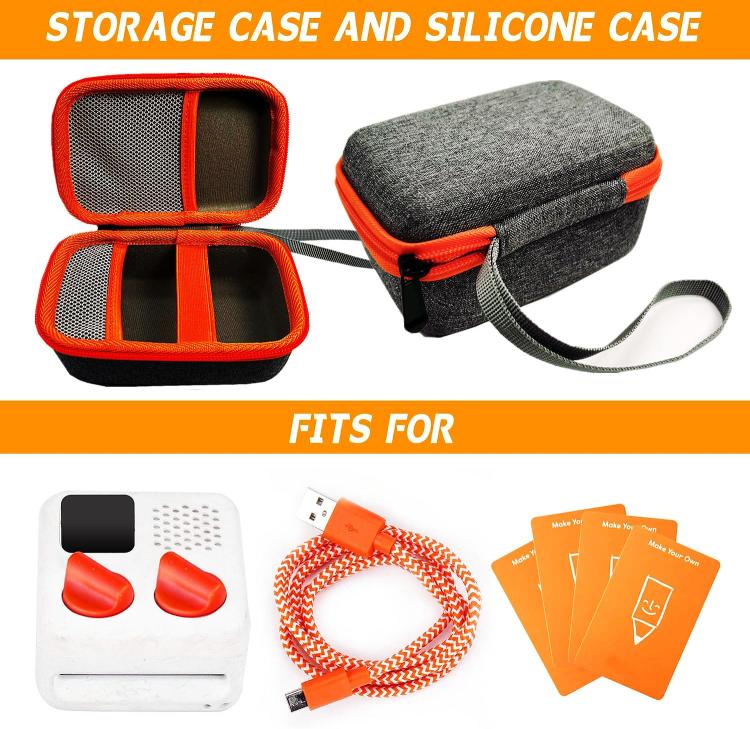 For Yoto Mini 2024 Children Audio Music Player Hard Shell Storage Case(Grey) - Other Accessories by buy2fix | Online Shopping UK | buy2fix