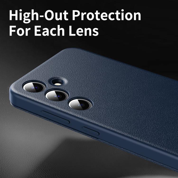 For Samsung Galaxy S22+ 5G Smart View Window Leather Phone Case with Card Slot(Blue) - Galaxy S22+ 5G Cases by buy2fix | Online Shopping UK | buy2fix