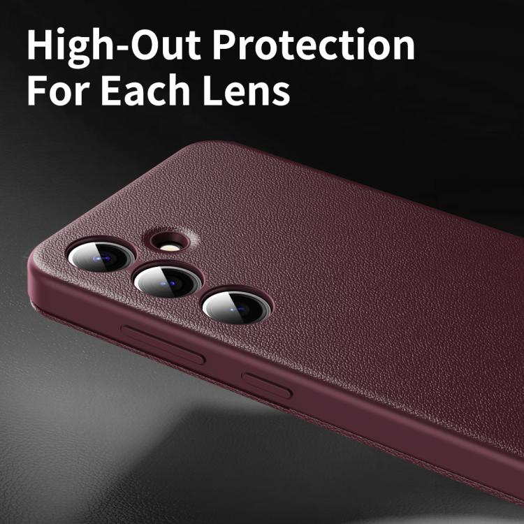 For Samsung Galaxy S22+ 5G Smart View Window Leather Phone Case with Card Slot(Red) - Galaxy S22+ 5G Cases by buy2fix | Online Shopping UK | buy2fix