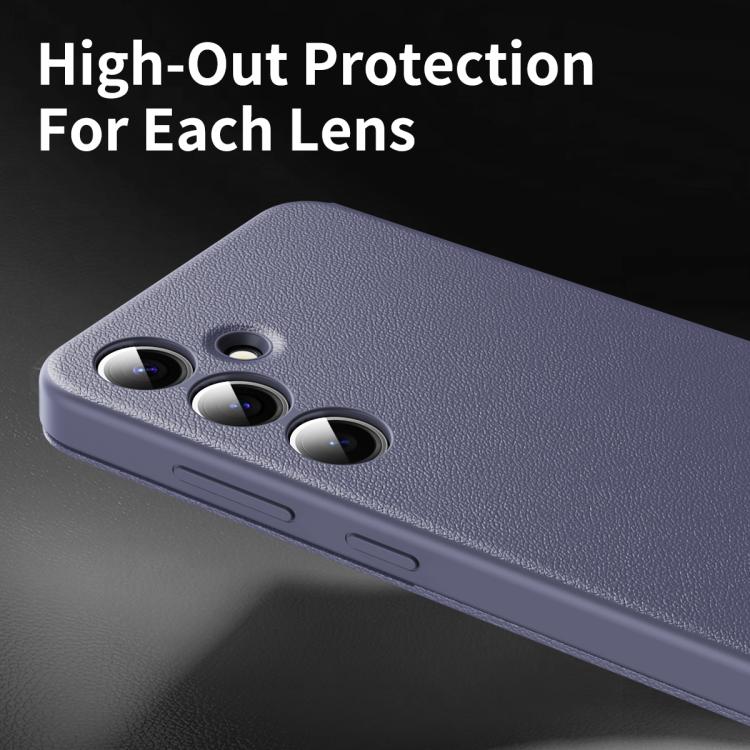 For Samsung Galaxy S22+ 5G Smart View Window Leather Phone Case with Card Slot(Purple) - Galaxy S22+ 5G Cases by buy2fix | Online Shopping UK | buy2fix