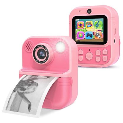 E8 2.4 Inch Screen Photo Printing Video Recorder Multifunctional Kids Dual Lens Camera(Pink) - Children Cameras by buy2fix | Online Shopping UK | buy2fix