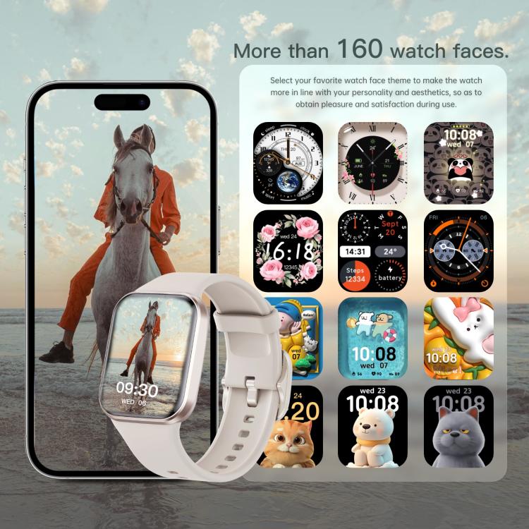 Q23 Pro 1.83 inch Color Screen IP68 Waterproof Bluetooth Call Smart Watch, Support Health Monitoring(Wine Red) - Smart Watches by buy2fix | Online Shopping UK | buy2fix