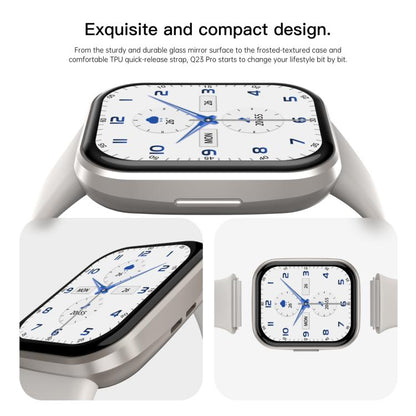 Q23 Pro 1.83 inch Color Screen IP68 Waterproof Bluetooth Call Smart Watch, Support Health Monitoring(Black) - Smart Watches by buy2fix | Online Shopping UK | buy2fix