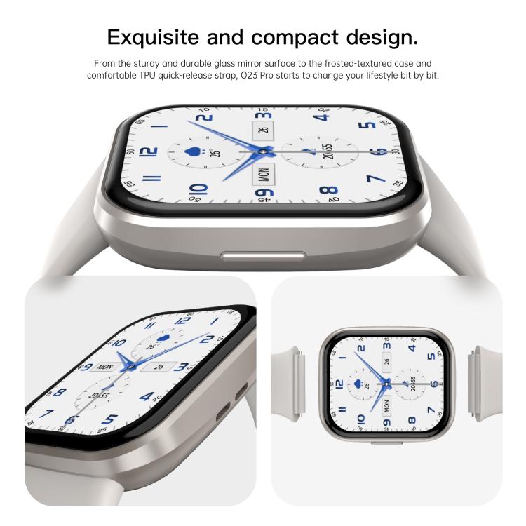 Q23 Pro 1.83 inch Color Screen IP68 Waterproof Bluetooth Call Smart Watch, Support Health Monitoring(Blue) - Smart Watches by buy2fix | Online Shopping UK | buy2fix