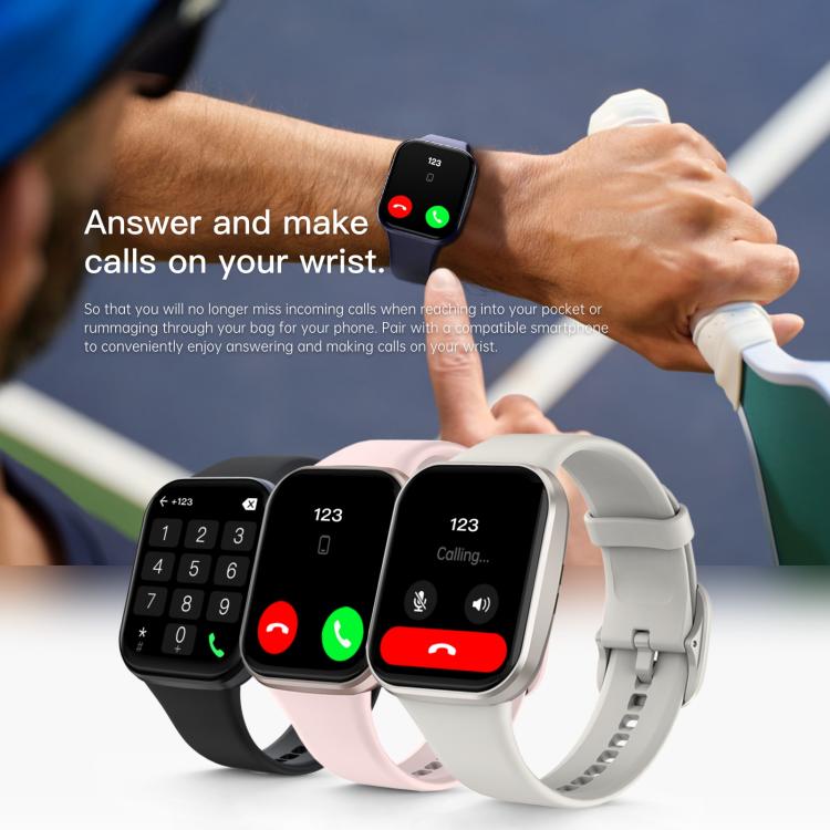 Q23 Pro 1.83 inch Color Screen IP68 Waterproof Bluetooth Call Smart Watch, Support Health Monitoring(Black) - Smart Watches by buy2fix | Online Shopping UK | buy2fix