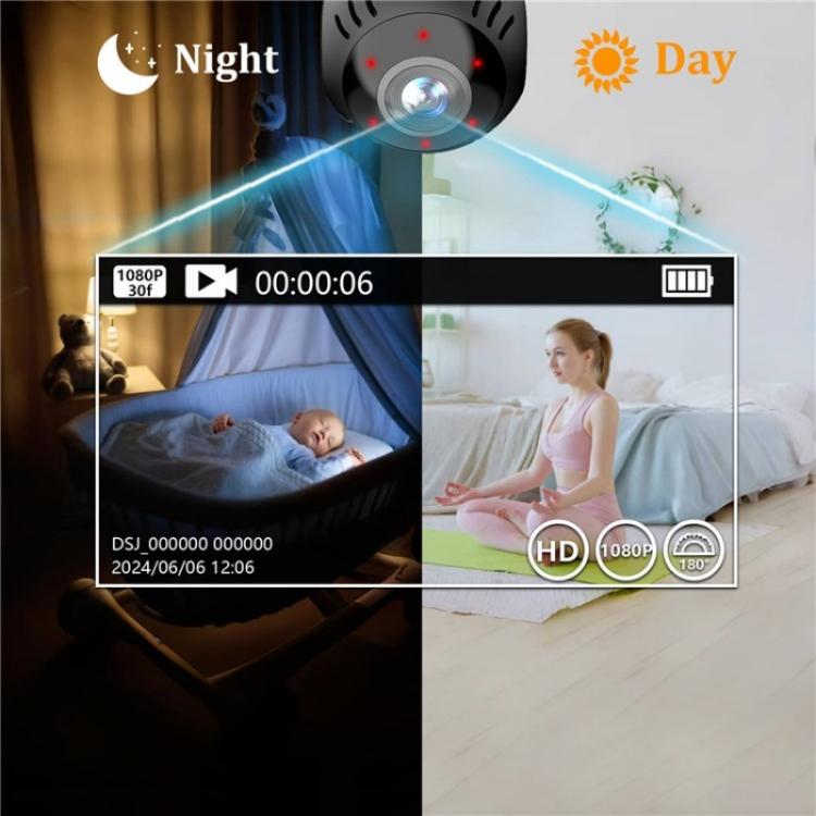 L30 Home Security Real Time Playback Panoramic View Phone Monitoring Mini Intelligent WiFi Camera - Mini Camera by buy2fix | Online Shopping UK | buy2fix