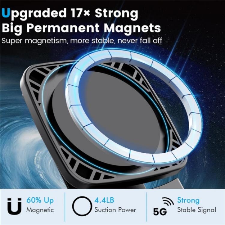 MA-161E Universal Clip-On Lazy Stand Adjustable Desktop Magnetic Phone Holder - Desktop Holder by buy2fix | Online Shopping UK | buy2fix