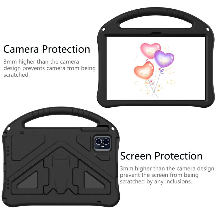 For onn. 10.1 Tablet Gen 4 2024 EVA Shockproof Tablet Case with Holder(Black) - Others by buy2fix | Online Shopping UK | buy2fix