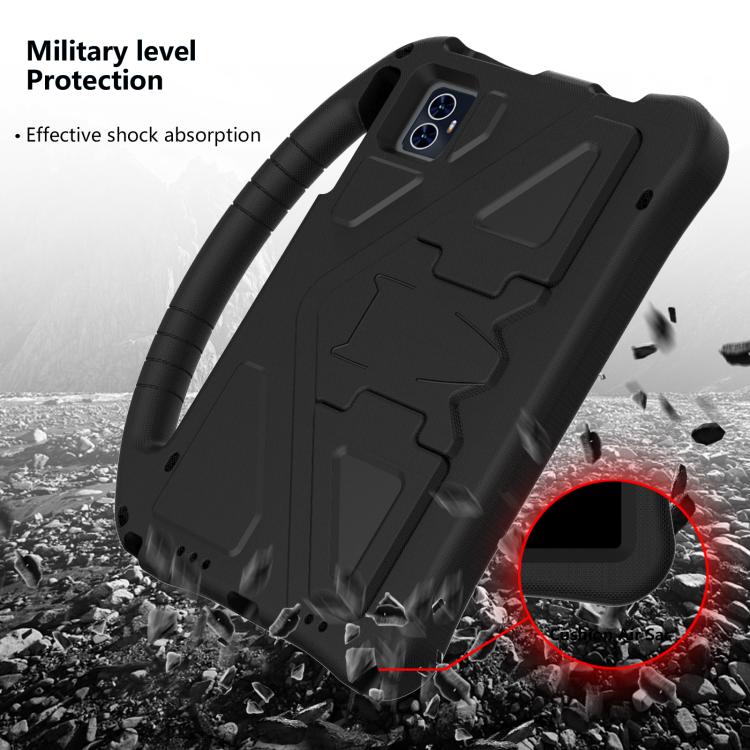 For onn. 10.1 Tablet Gen 4 2024 EVA Shockproof Tablet Case with Holder(Black) - Others by buy2fix | Online Shopping UK | buy2fix