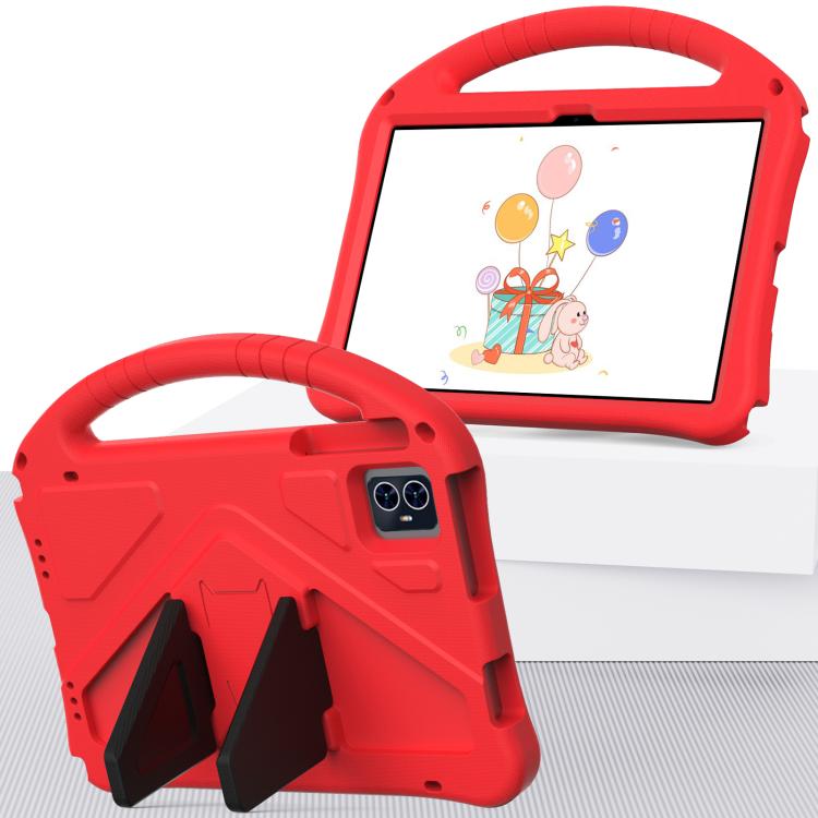 For onn. 10.1 Tablet Gen 4 2024 EVA Shockproof Tablet Case with Holder(Red) - Others by buy2fix | Online Shopping UK | buy2fix