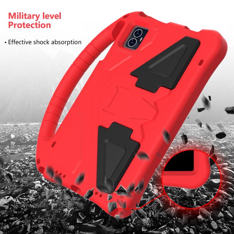 For onn. 10.1 Tablet Gen 4 2024 EVA Shockproof Tablet Case with Holder(Red) - Others by buy2fix | Online Shopping UK | buy2fix