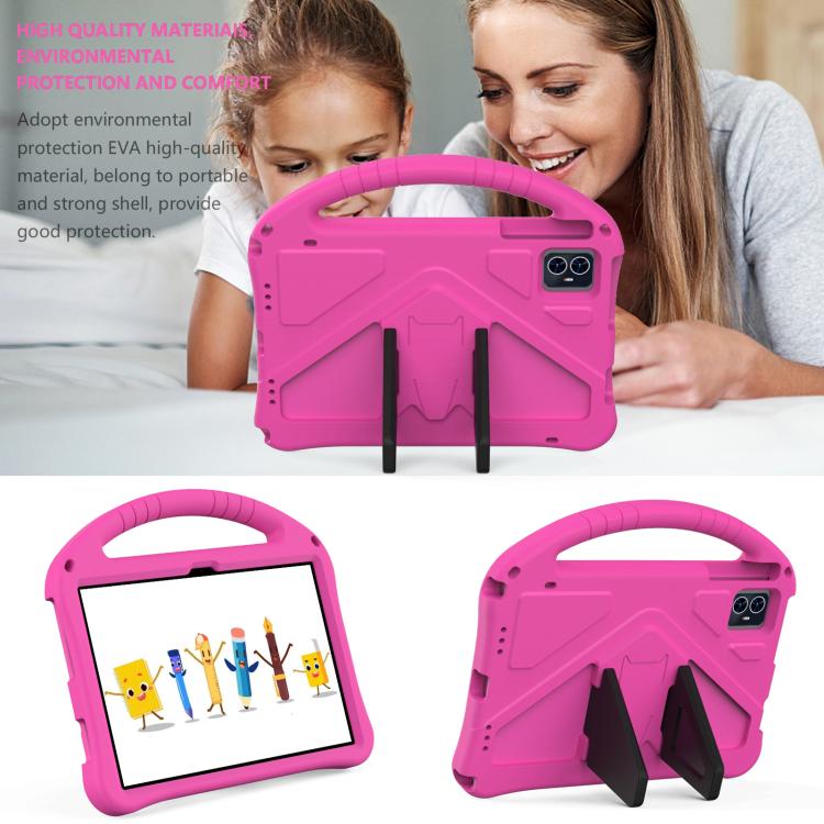 For onn. 10.1 Tablet Gen 4 2024 EVA Shockproof Tablet Case with Holder(RoseRed) - Others by buy2fix | Online Shopping UK | buy2fix
