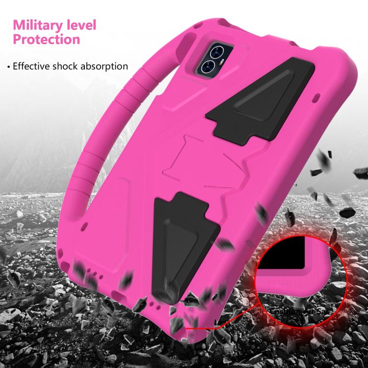 For onn. 10.1 Tablet Gen 4 2024 EVA Shockproof Tablet Case with Holder(RoseRed) - Others by buy2fix | Online Shopping UK | buy2fix