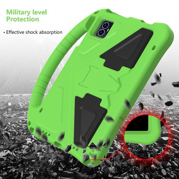 For onn. 10.1 Tablet Gen 4 2024 EVA Shockproof Tablet Case with Holder(Green) - Others by buy2fix | Online Shopping UK | buy2fix
