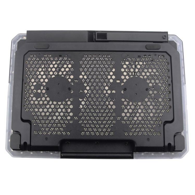 CP252 Adjustable Angle Notebook Cooler Stand Dual Fan Laptop Cooling Pad - Cooling Pads by buy2fix | Online Shopping UK | buy2fix